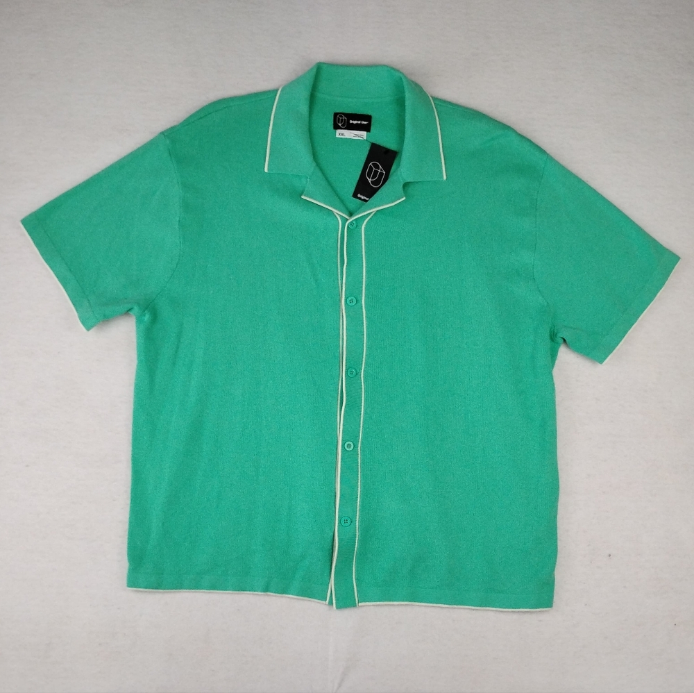 NWT Men's Short Sleeve Knit Polo By Original Use Size XXL - Picture 2 of 6